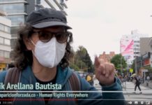 Voces contra la desparicion forzada en Paro Navcional