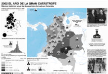 Mapas de temporalidades 2002 Maximo historico anual desapariciones forzadas en Colombia